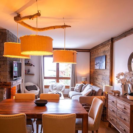 Arcs 1950 Appartement Luxe Type Chalet 5 A 7 Personnes Vue Imprenable Sur Le Montblanc Skis Aux Pieds Les Arcs  Exterior photo