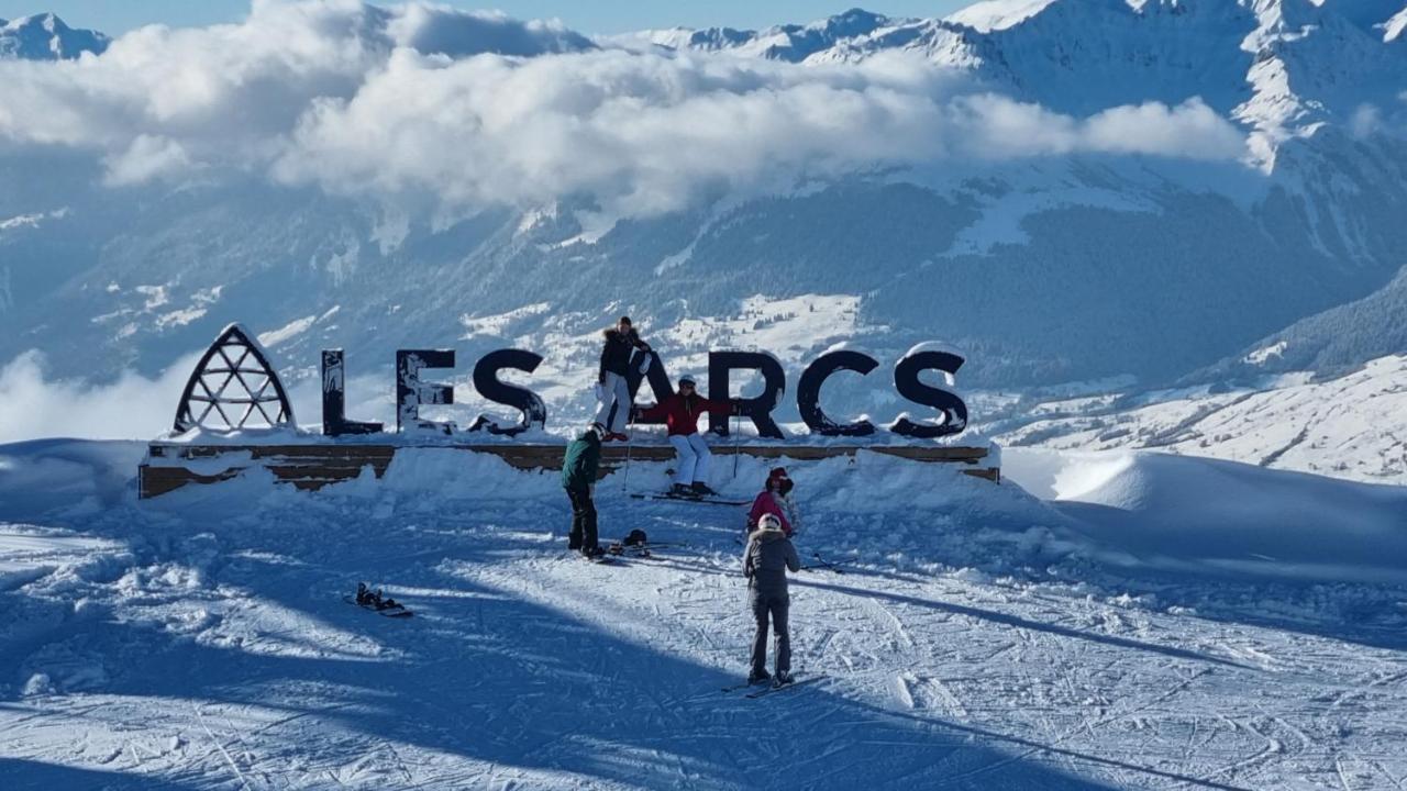 Arcs 1950 Appartement Luxe Type Chalet 5 A 7 Personnes Vue Imprenable Sur Le Montblanc Skis Aux Pieds Les Arcs  Exterior photo