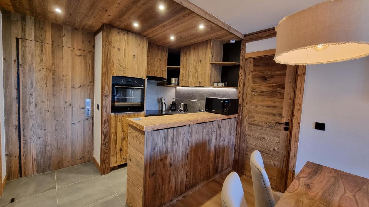 Arcs 1950 Appartement Luxe Type Chalet 5 A 7 Personnes Vue Imprenable Sur Le Montblanc Skis Aux Pieds Les Arcs  Exterior photo