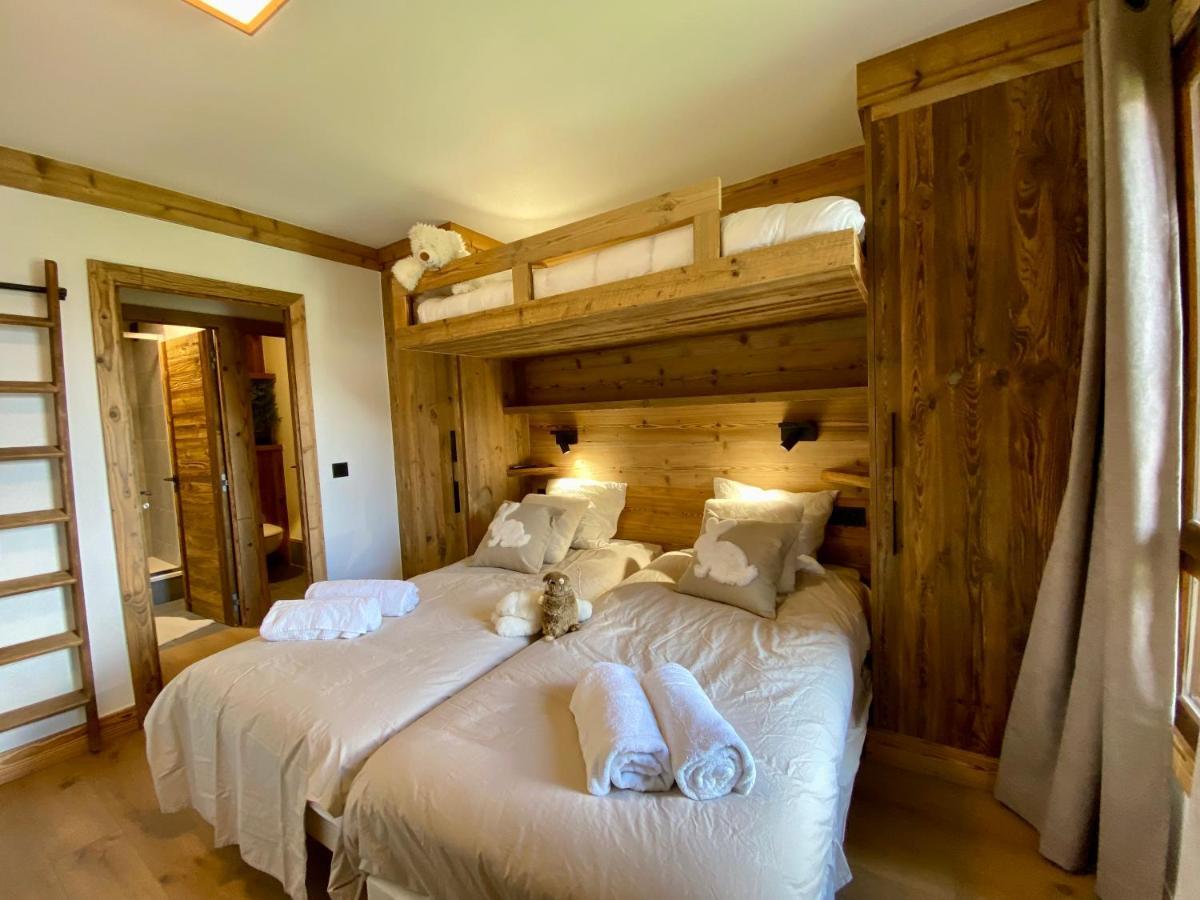 Arcs 1950 Appartement Luxe Type Chalet 5 A 7 Personnes Vue Imprenable Sur Le Montblanc Skis Aux Pieds Les Arcs  Exterior photo