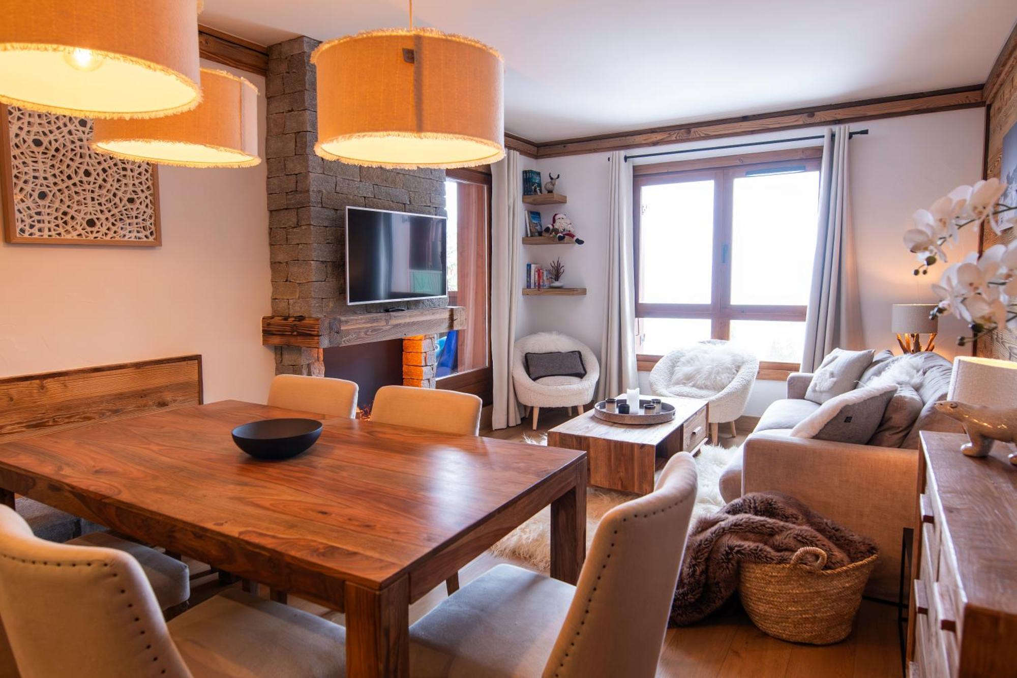 Arcs 1950 Appartement Luxe Type Chalet 5 A 7 Personnes Vue Imprenable Sur Le Montblanc Skis Aux Pieds Les Arcs  Exterior photo