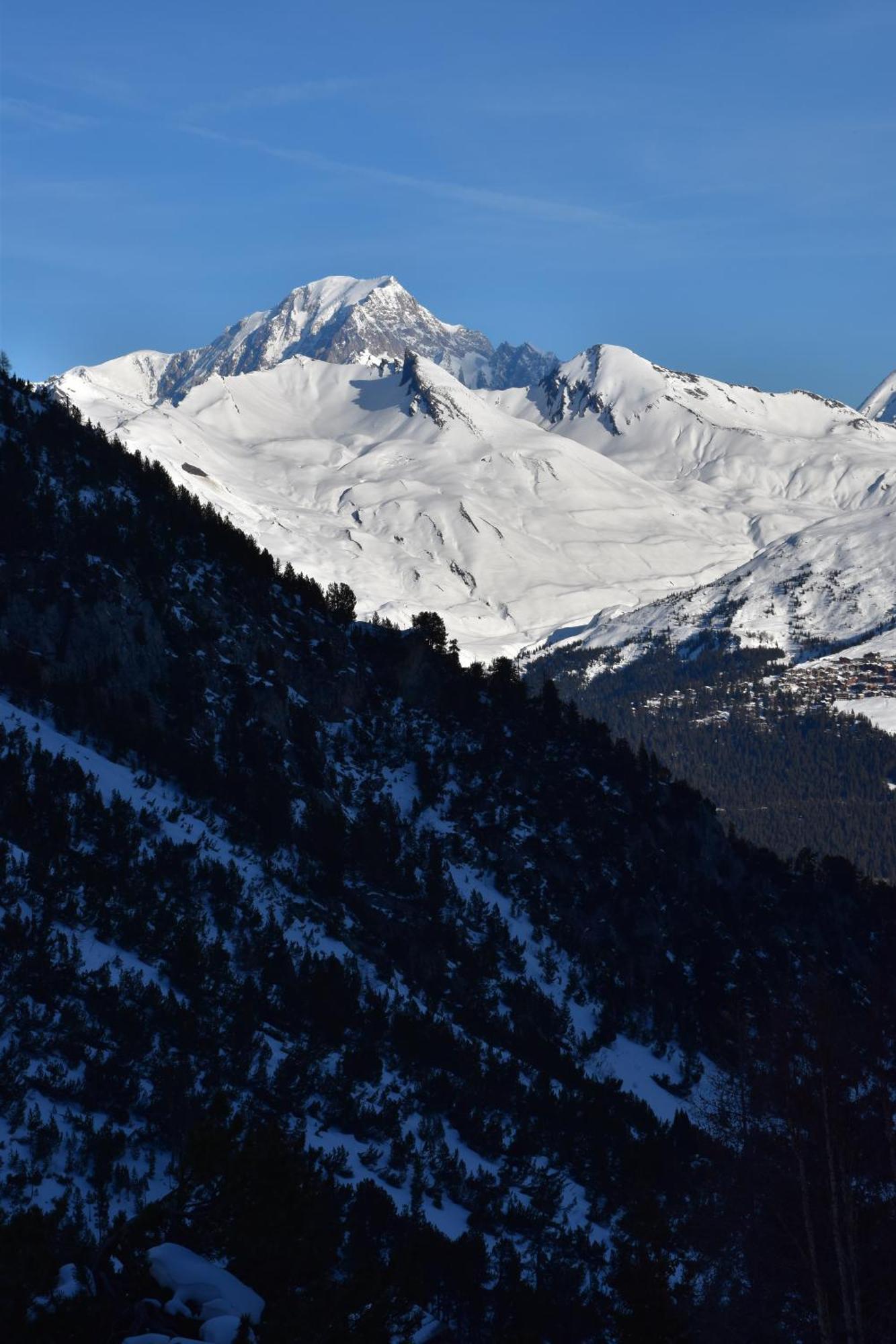 Arcs 1950 Appartement Luxe Type Chalet 5 A 7 Personnes Vue Imprenable Sur Le Montblanc Skis Aux Pieds Les Arcs  Room photo